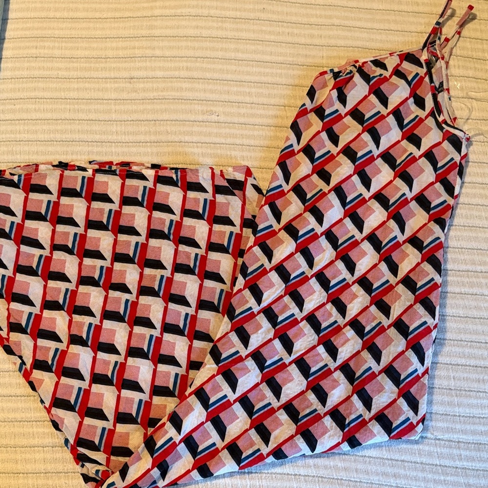 Geometric Patterned Romper - image 1